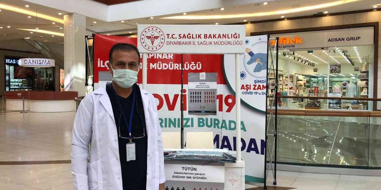 Diyarbakır’da 9 Şubat Dünya Sigara Bırakma Günü’nde stant açıldı