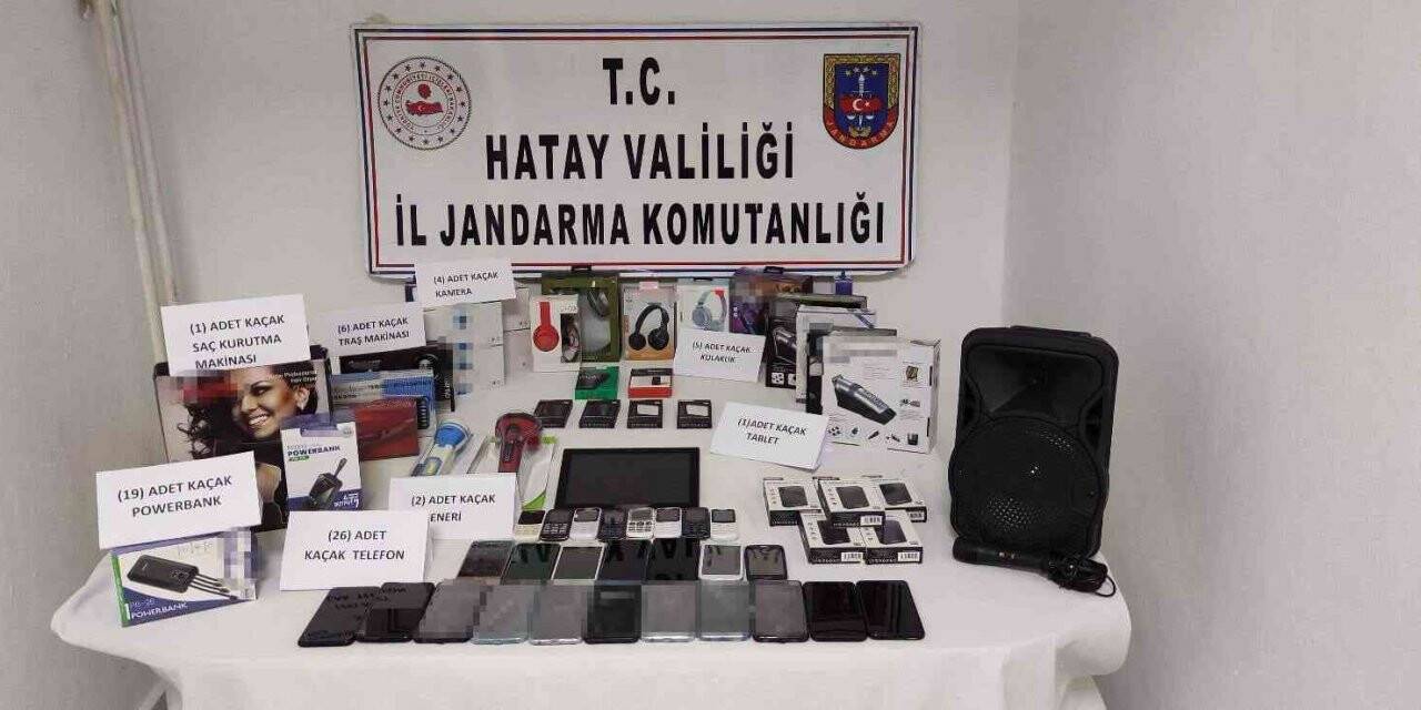 Hatay’da kaçakçılık operasyonu