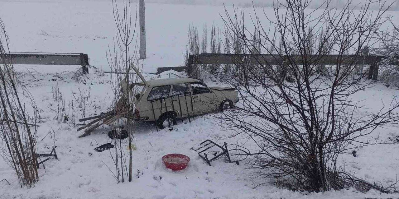 Konya’da otomobil ile cip çarpıştı: 1 yaralı