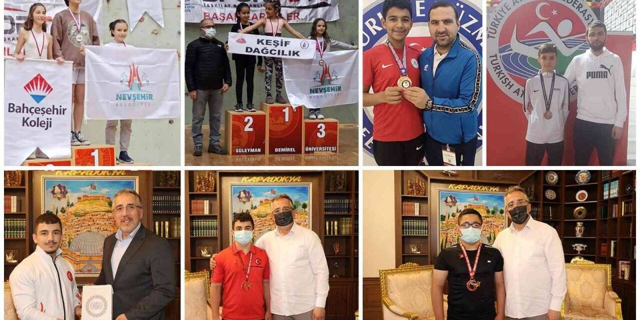 Genç sporcular başarılarıyla göz kamaştırıyor