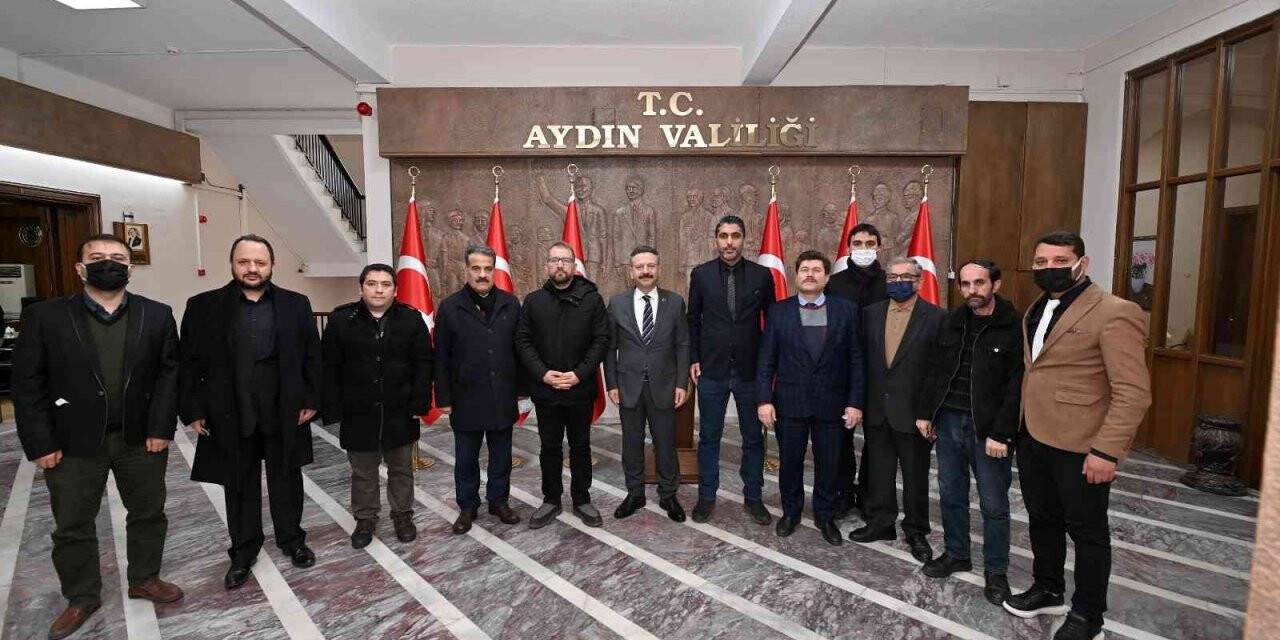 AGC yeni yönetimi ilk ziyaretini Vali Aksoy’a gerçekleştirdi