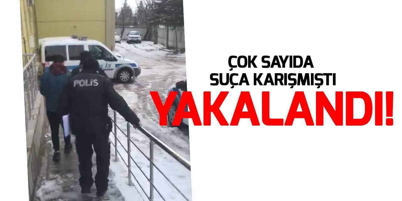Konya’da çok sayıda suça karışan hırsız yakalandı