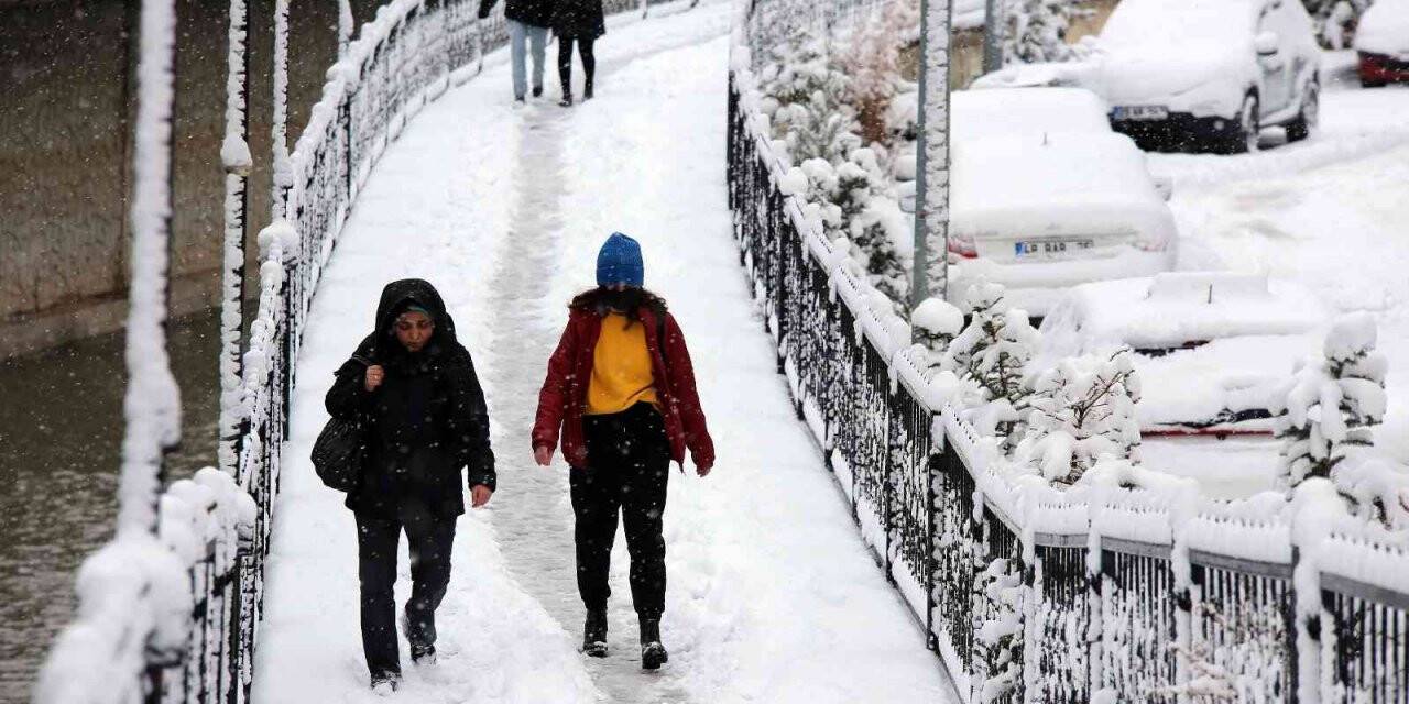 Gümüşhane’de kar yağışı