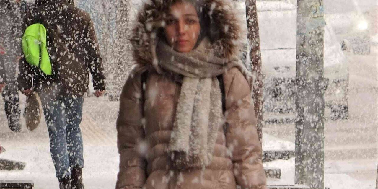 Van’da lapa lapa kar yağışı