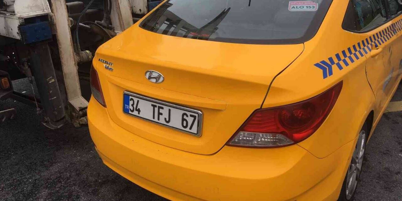 Kadın yolcuyu araçtan atan taksici yakalandı