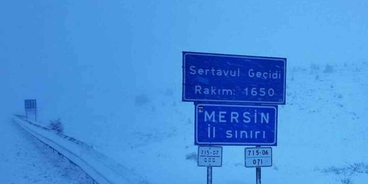 Sertavul Geçidi ulaşıma kapandı