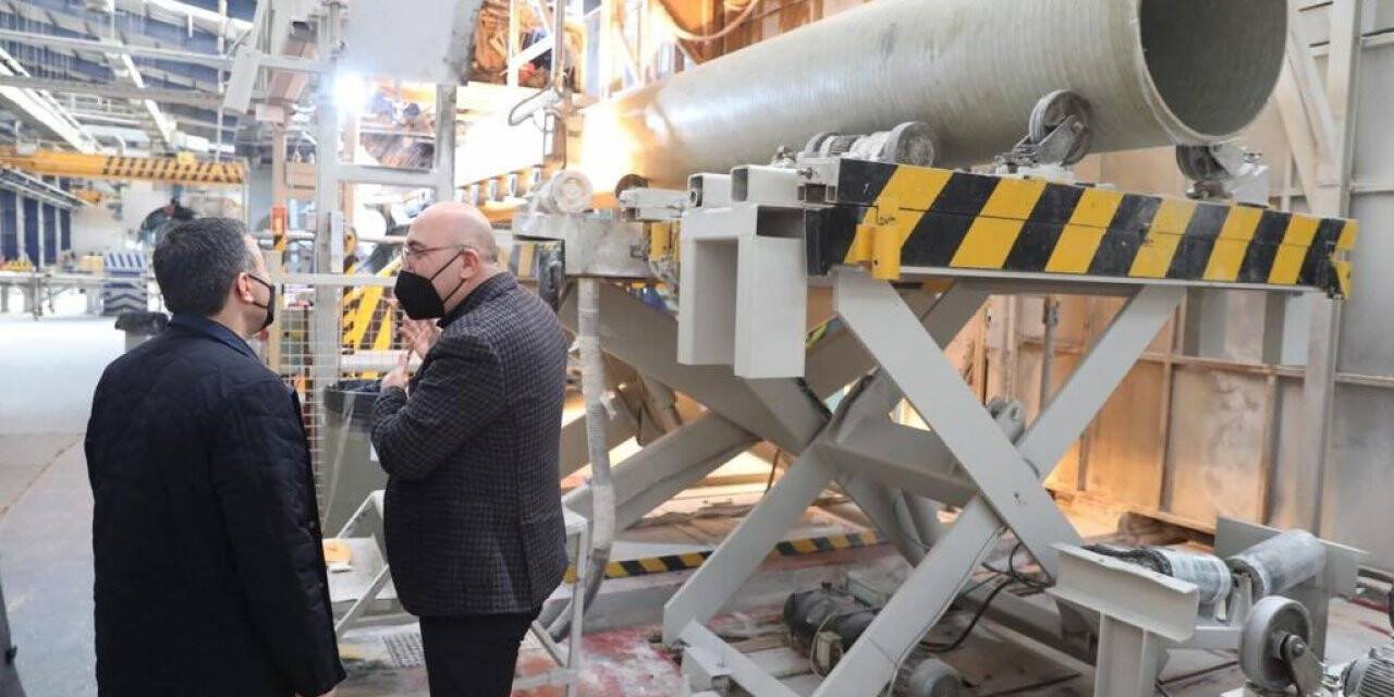 Vali Atay, fabrika ziyaretlerine devam ediyor