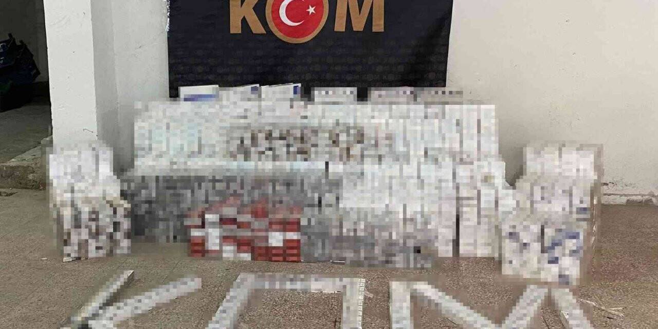 Gaziantep’te 12 bin 530 paket kaçak sigara ele geçirildi