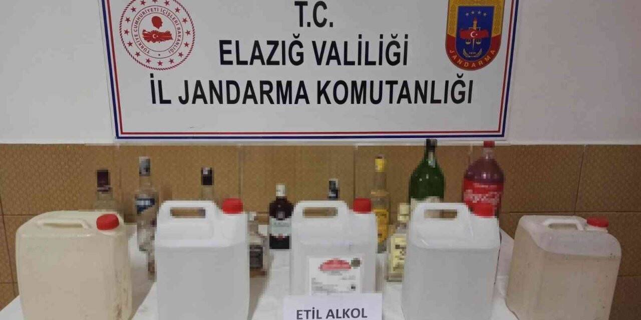 Elazığ’da kaçak içki operasyonu