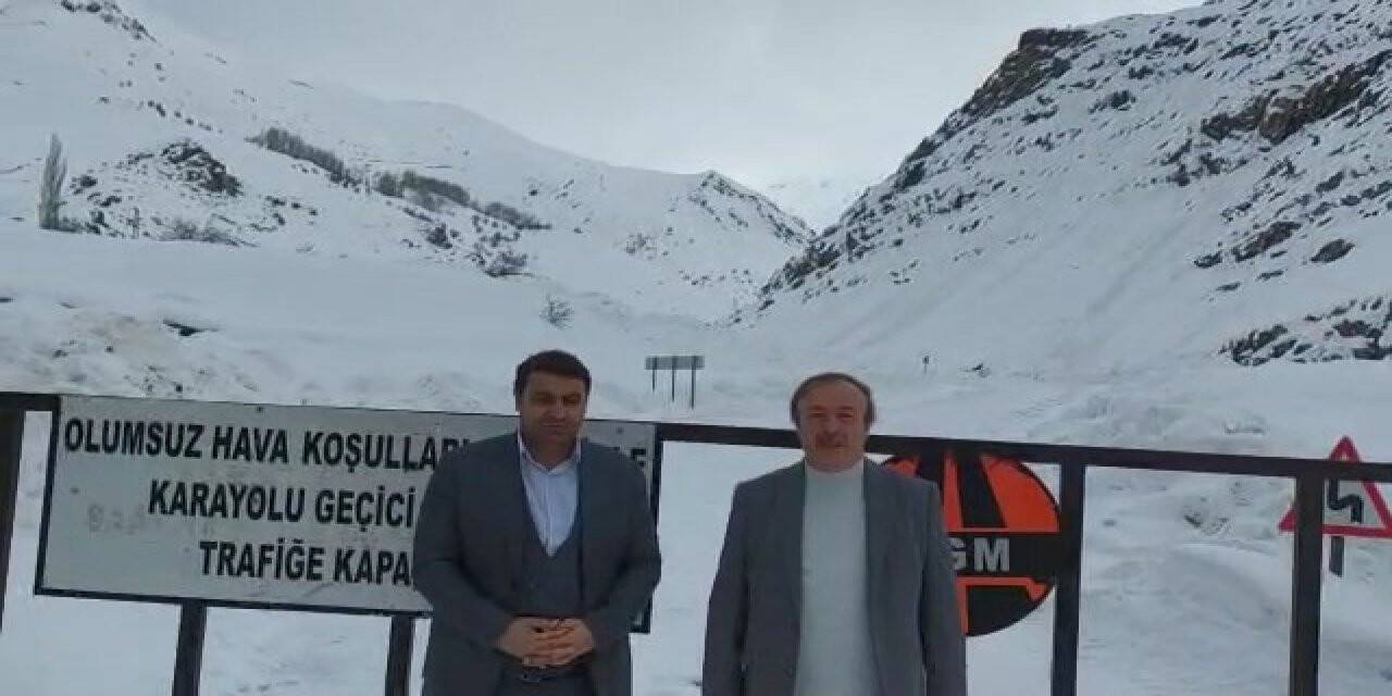 Bahçesaray Dikmetaş yolu ulaşıma açıldı