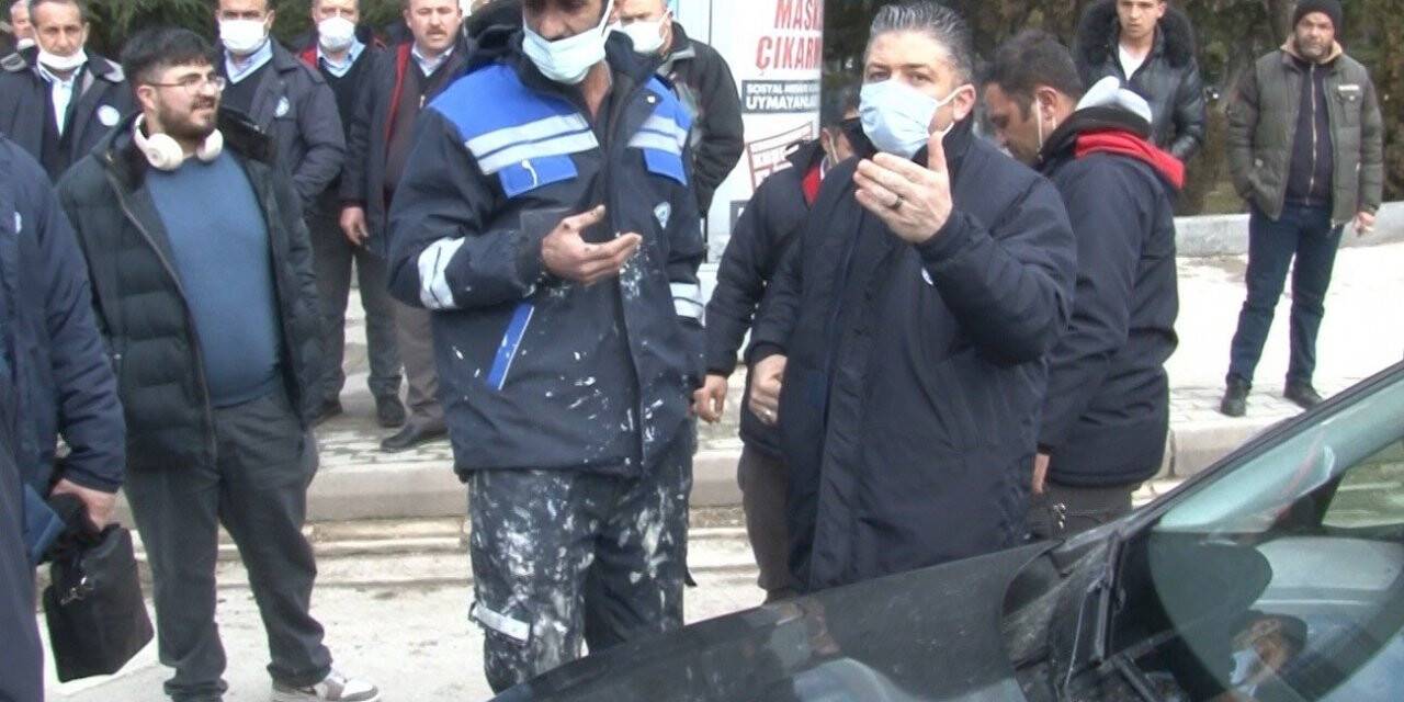 Meydan dayağını görüntüleyen İHA muhabirine saldırı