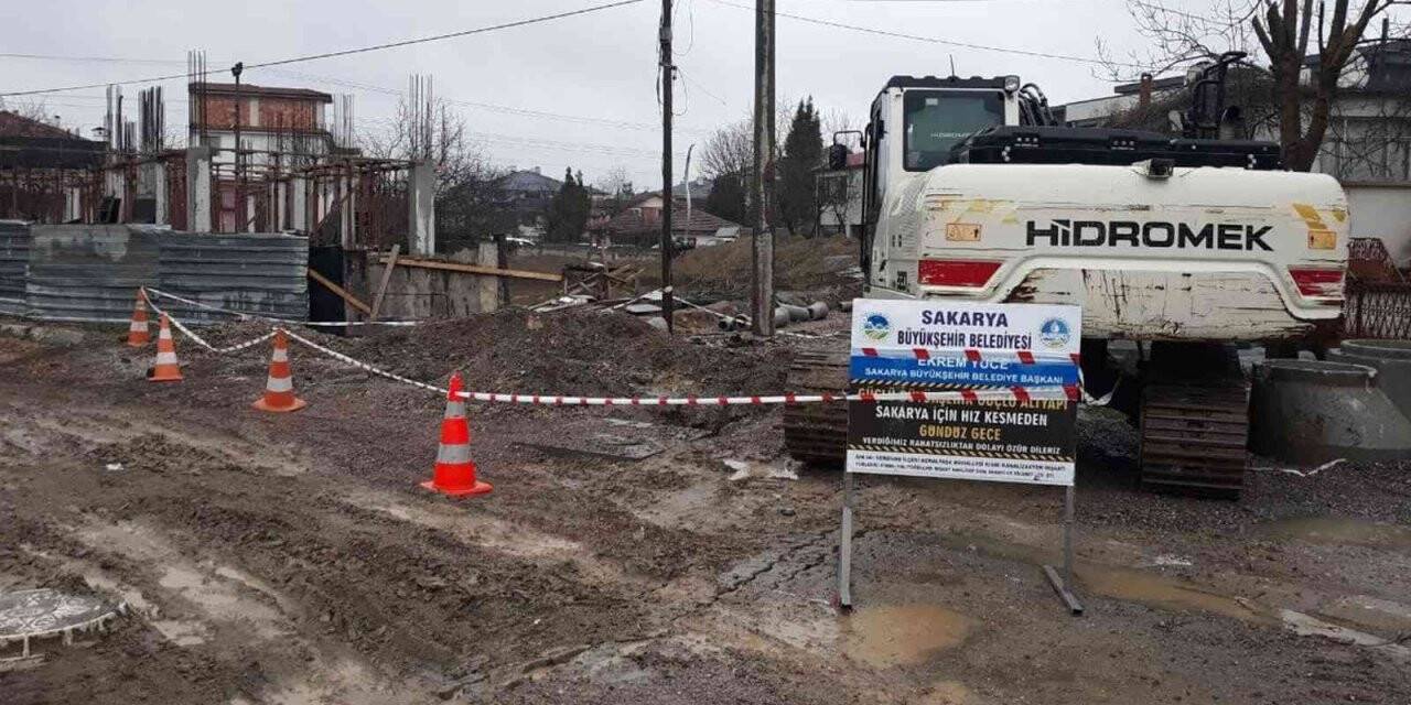 SASKİ, alt yapı çalışmalarını sürdürüyor