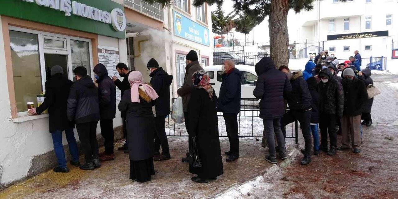 Yozgat’ta ucuz yağa yoğun ilgi