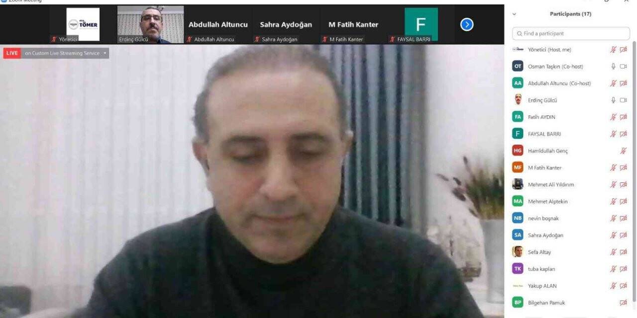 Üniversitede Kıraathane Söyleşilerinin 34’üncüsü gerçekleştirildi