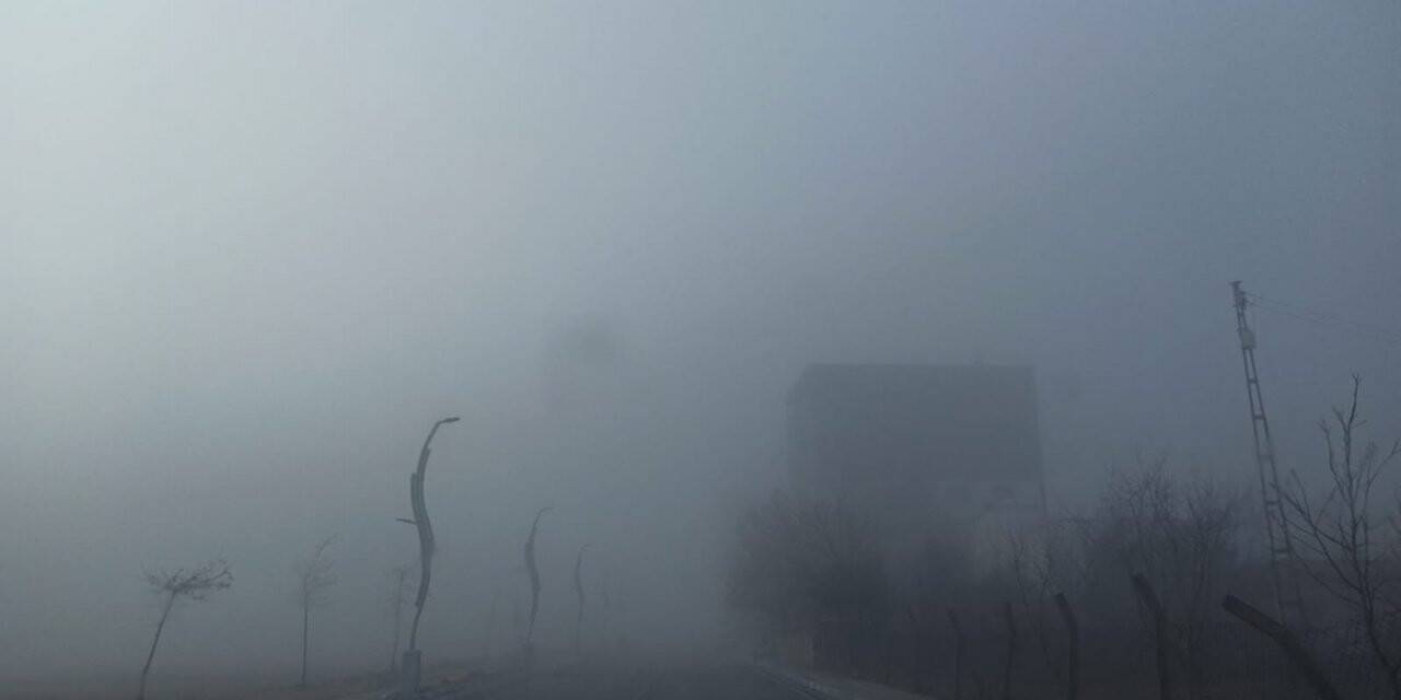 Gercüş’te yoğun sis sürücülere zor anlar yaşattı