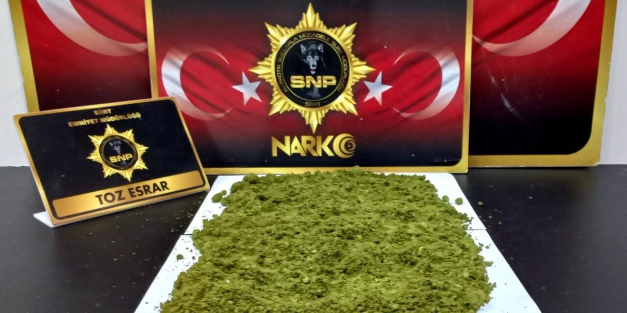 Siirt’te şüpheli araçta uyuşturucu madde ele geçirildi