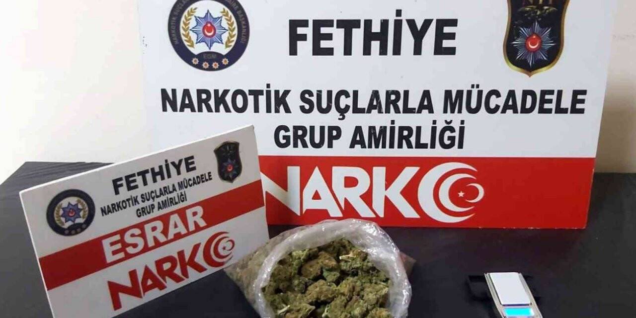 Fethiye’de ruhsatsız silah ve uyuşturucu operasyonu