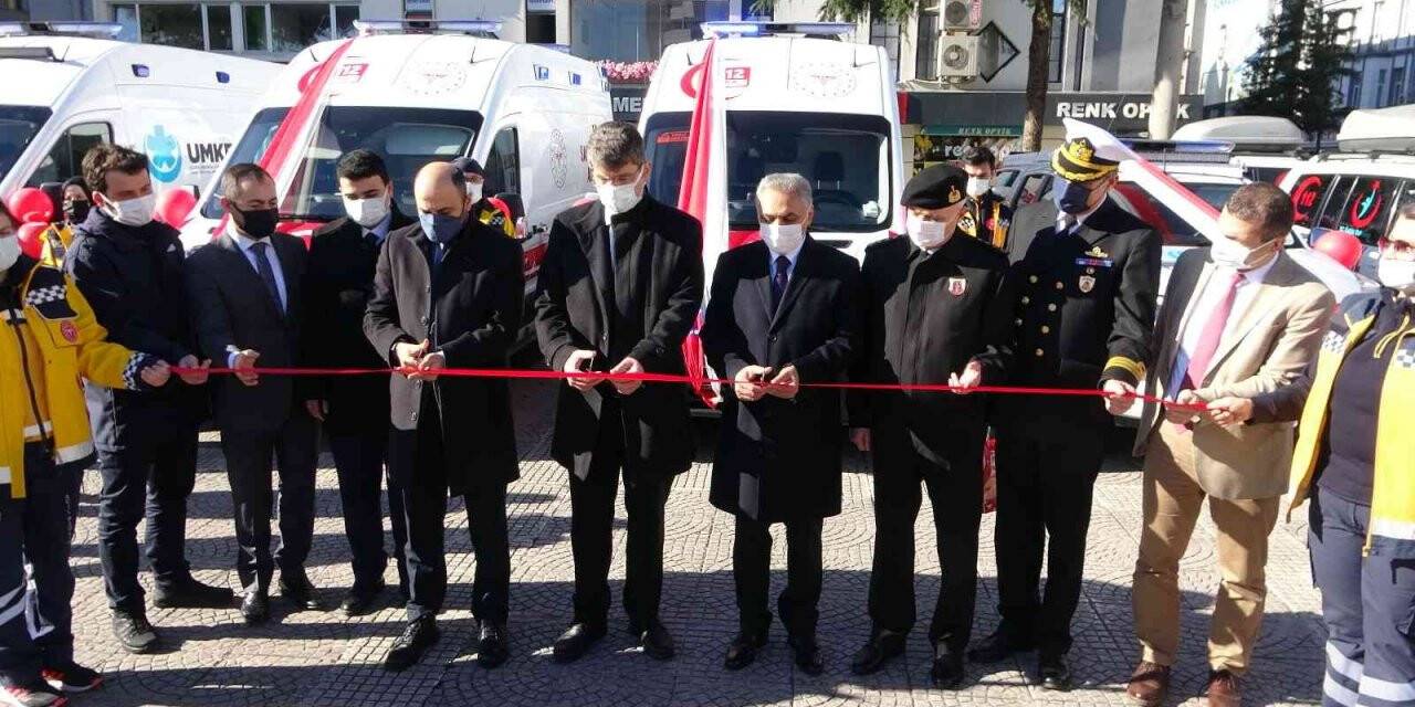 ’112 Günü’nde sağlık filosuna araç takviyesi