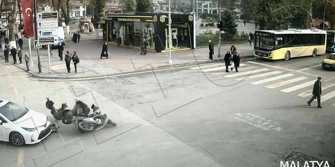 Malatya’daki kazalar kameralara yansıdı