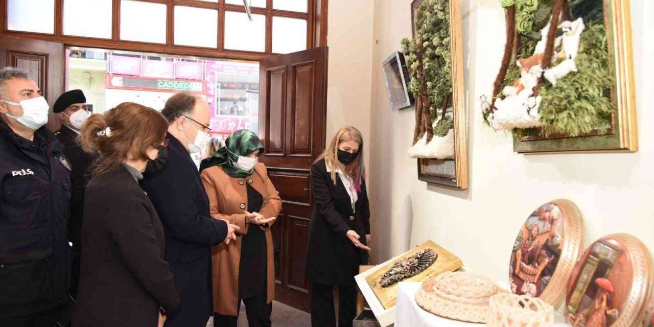 Karma el sanatları sergisi açıldı