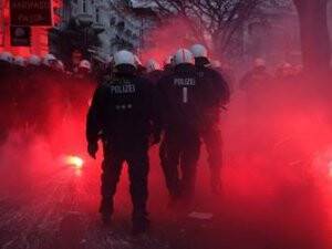 Hamburg'da Mültecilerin Eylemi