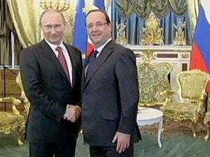 Hollande, Putin İle Görüştü