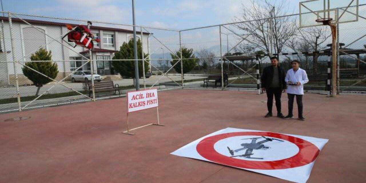 Acil durumlarda ilk yardım seti ulaştıracak dron geliştirildi