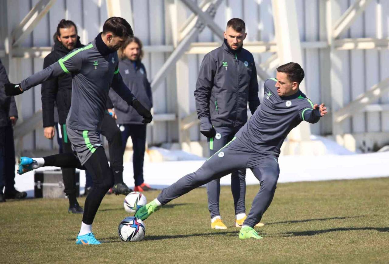 Konyaspor, Trabzonspor maçı hazırlıklarını tamamladı