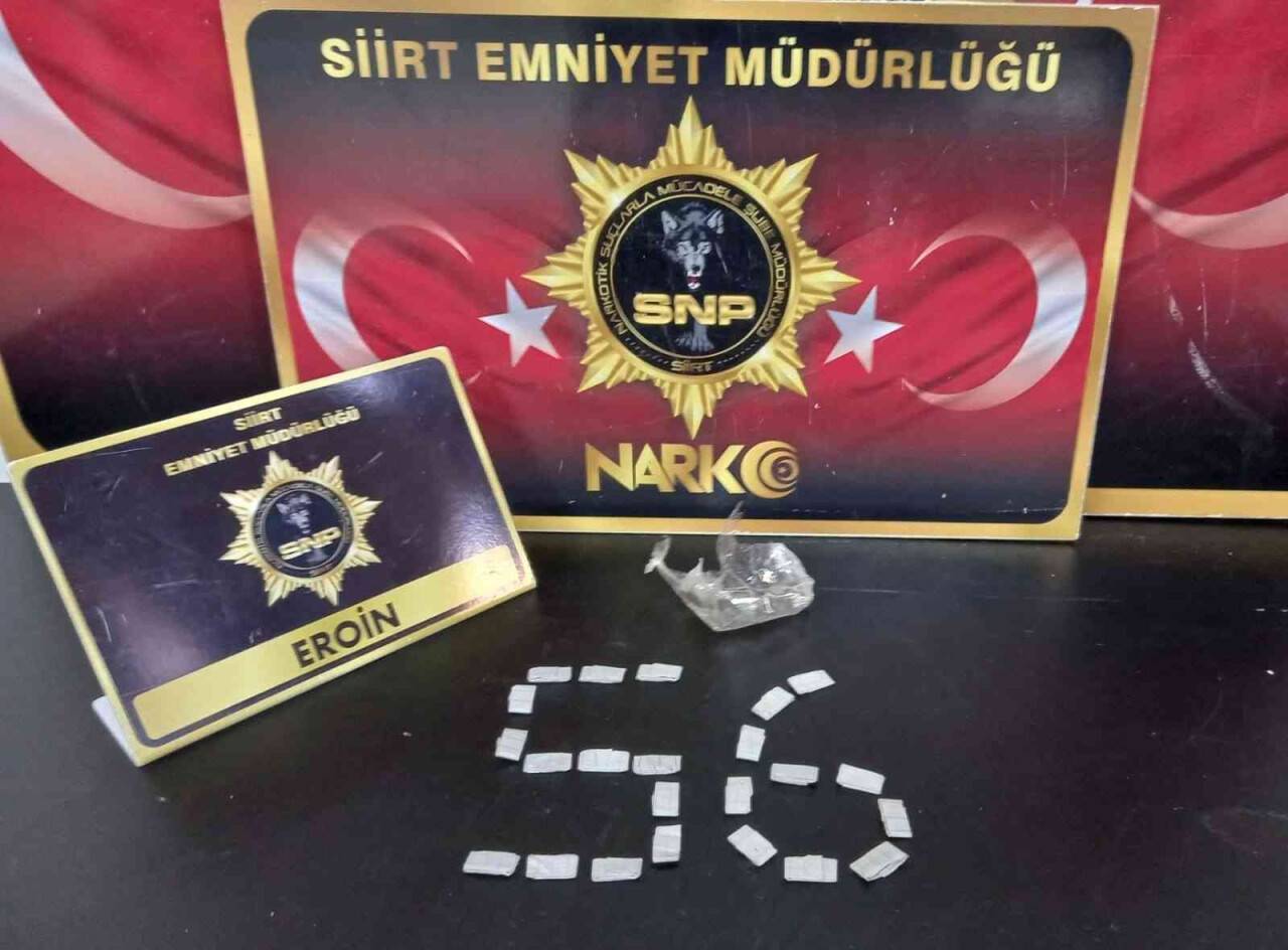 Siirt’te satışa hazır uyuşturucu ele geçirildi