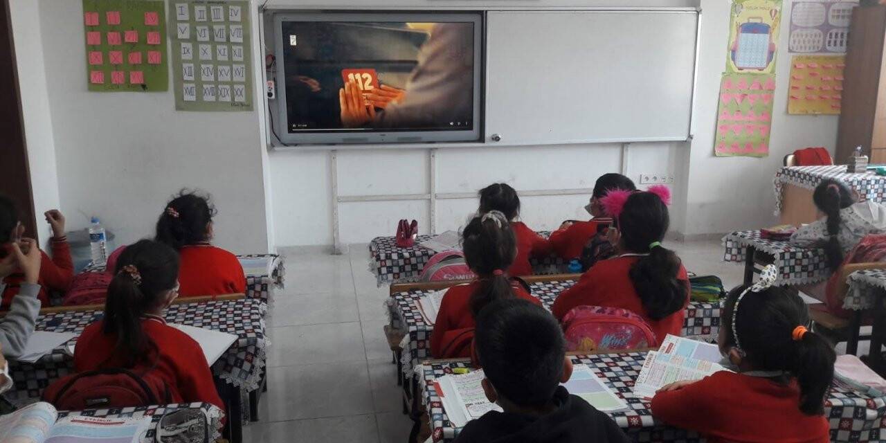 Öğrencilere 112 Acil Çağrı Merkezi tanıtıldı