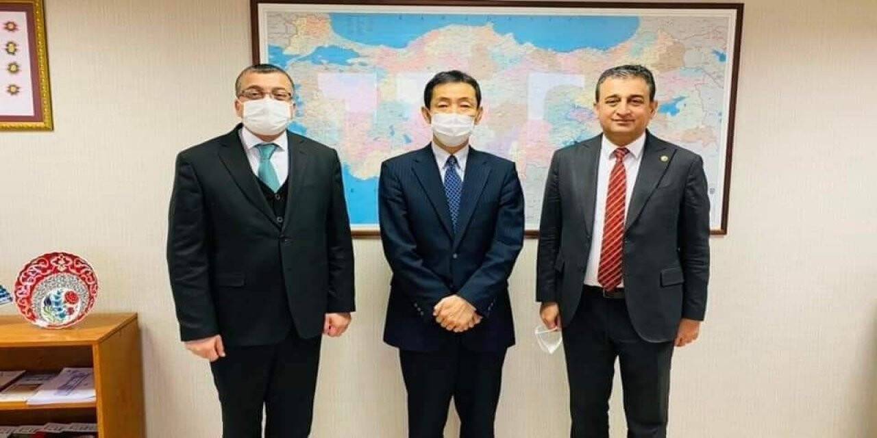 Çan Belediye Başkanı Öz, JICA Başkanıyla bir araya geldi