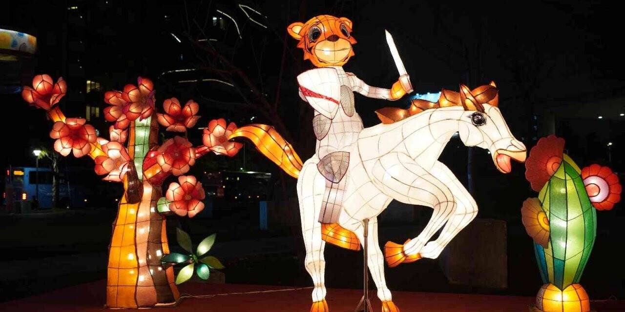 Tayvan’da Geleneksel Fener Festivali renkli görüntülerle başladı