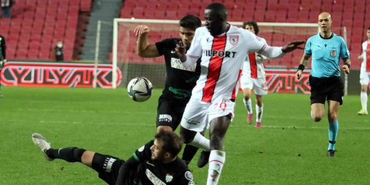 Spor Toto 1. Lig: Samsunspor: 1 - Bursaspor: 1