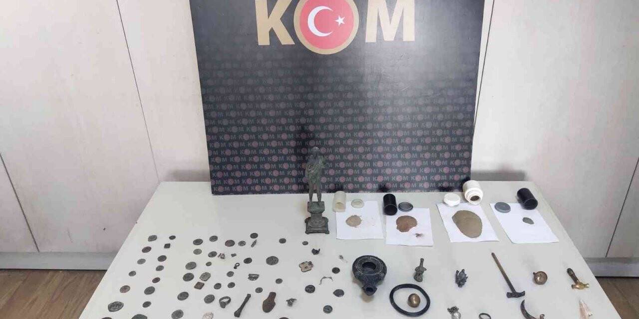 Kayseri’de tarihi eser kaçakçısı bir şahıs yakalandı