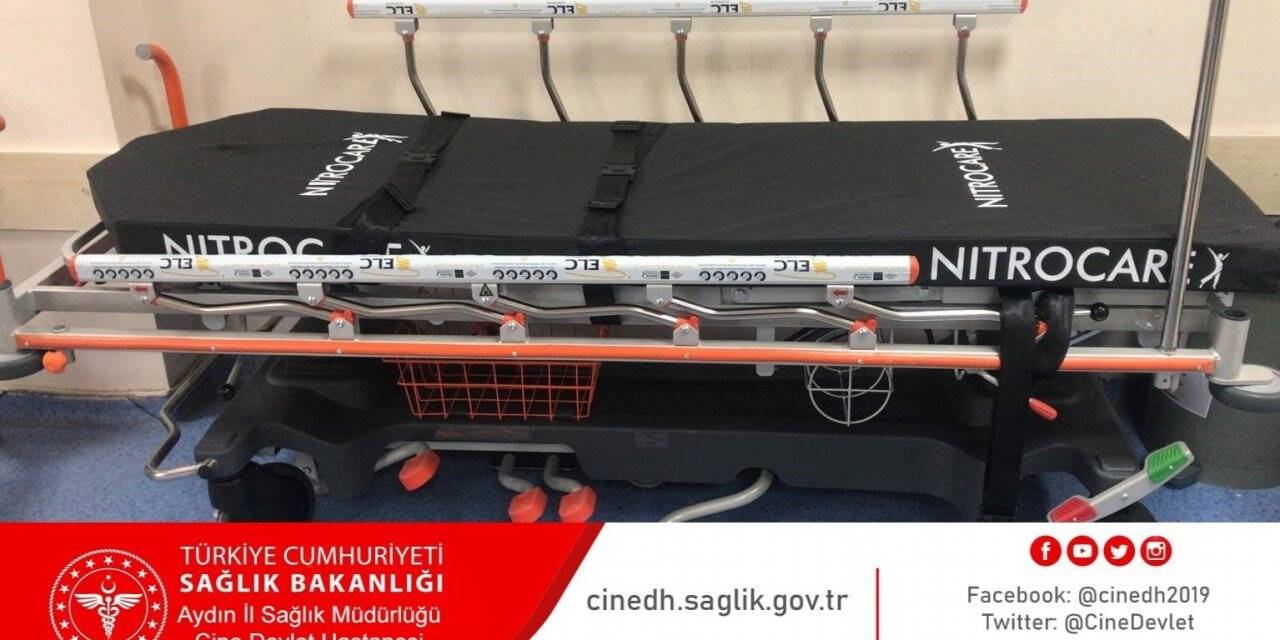 Çine Devlet Hastanesi’ne sedye bağışı