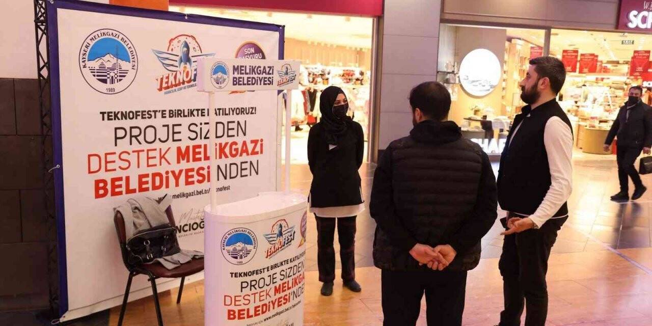 Melikgazi Belediyesi Teknofest projeleri için stand açtı