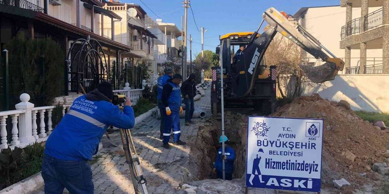 ASKİ çalışıyor, Aydın’ın altyapısı yenileniyor