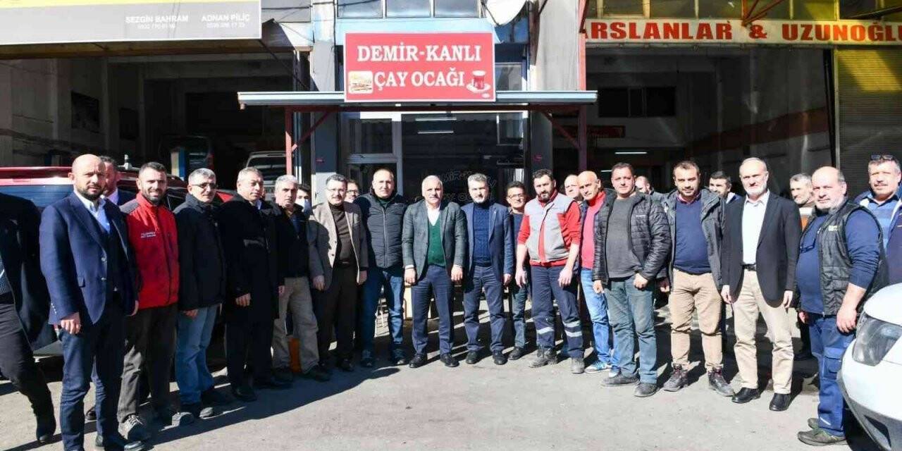 Başkan Zorluoğlu, sanayi esnafı ile bir araya geldi
