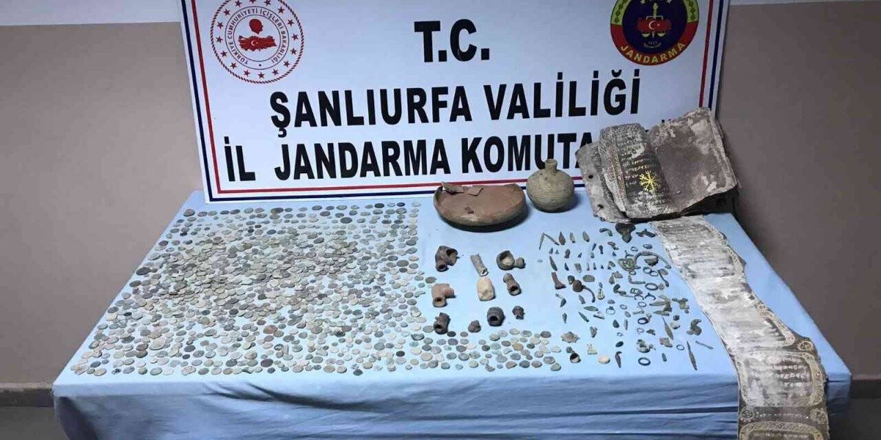 Şanlıurfa’da tarihi eser kaçakçılığı: 2 gözaltı