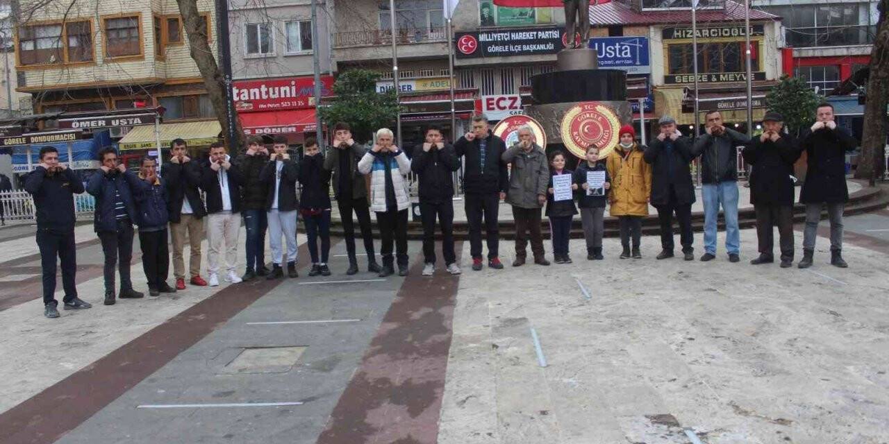 Görele’nin kurtuluşunu ıslık dili ile kutladılar