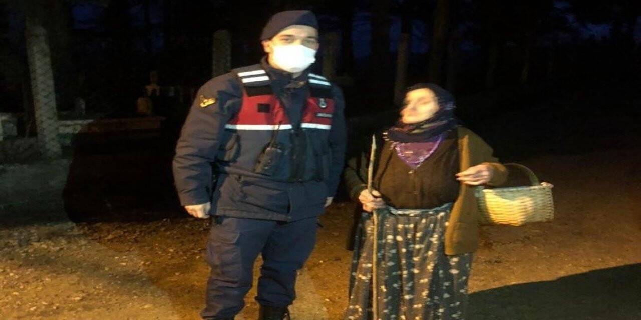 Ormanda ot toplarken kayboldu, torununun sayesinde bulundu