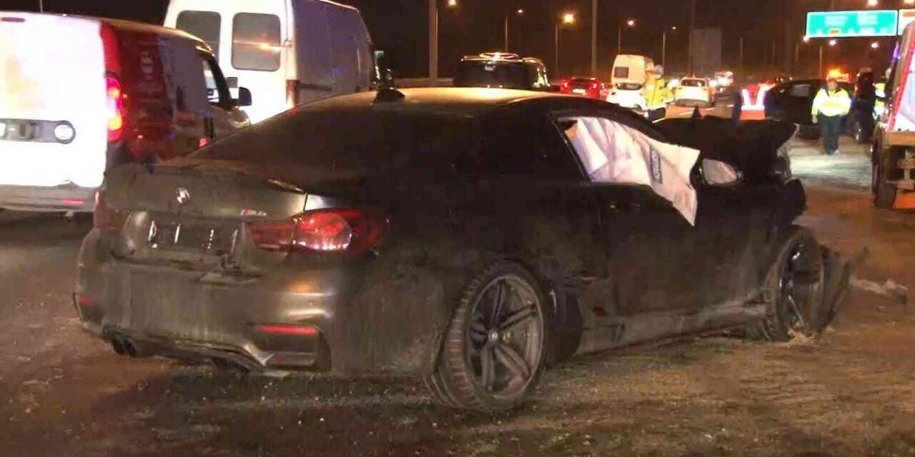 Eyüpsultan TEM Otoyolu’nda zincirleme trafik kazası: 3 yaralı