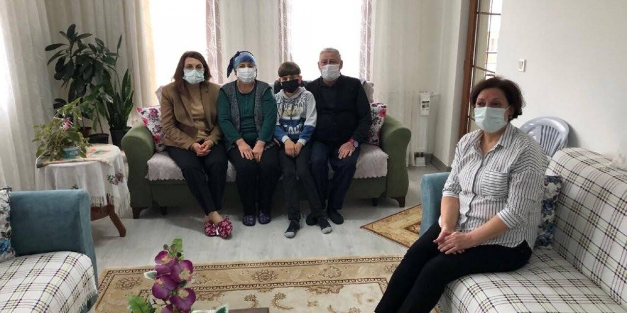 Kaymakam Baştürk gaziler ile görüştü