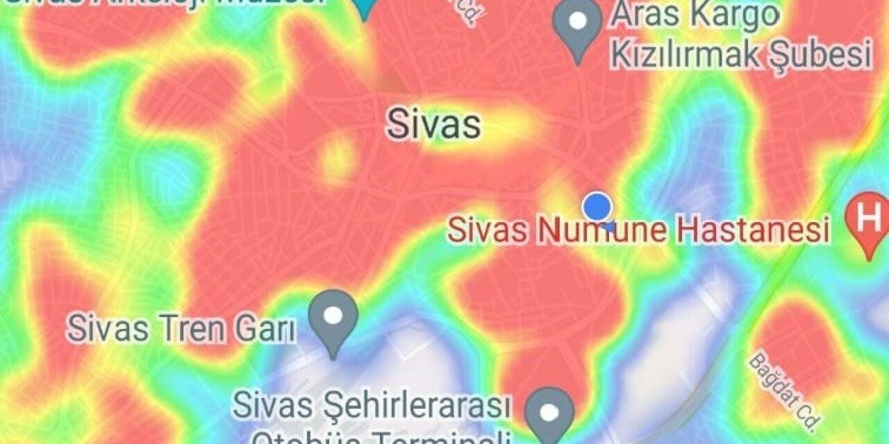 Sivas’ın korona virüs risk haritasında kırmızı alarm!
