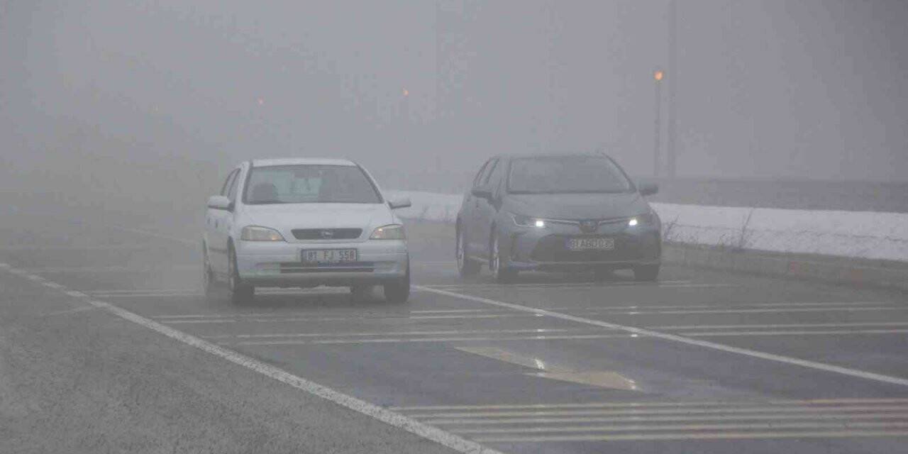 Bolu Dağı’nda yoğun sis etkili oluyor