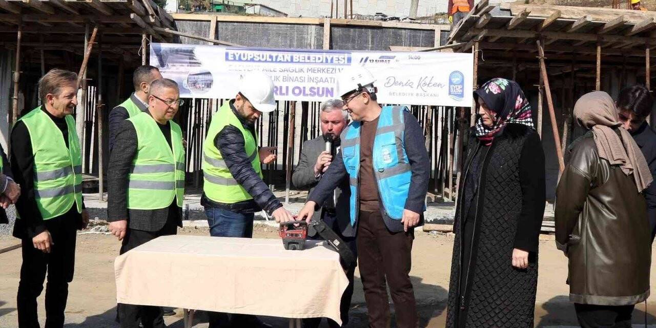 5. Levent Aile Sağlığı Merkezi ve Muhtarlık Binası temeli atıldı
