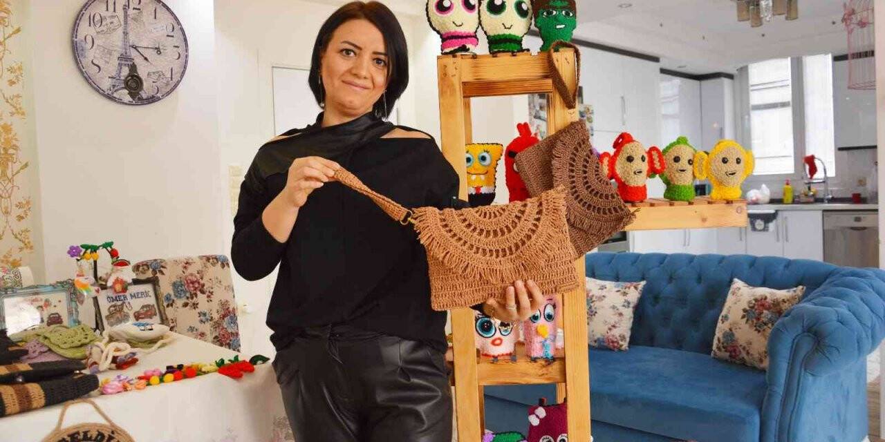 Çocukluktan kalan el becerisini ticarete dönüştürdü