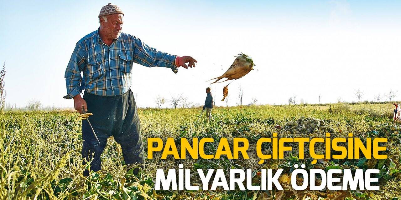 Konya’da pancar çiftçisine milyarlık ödeme