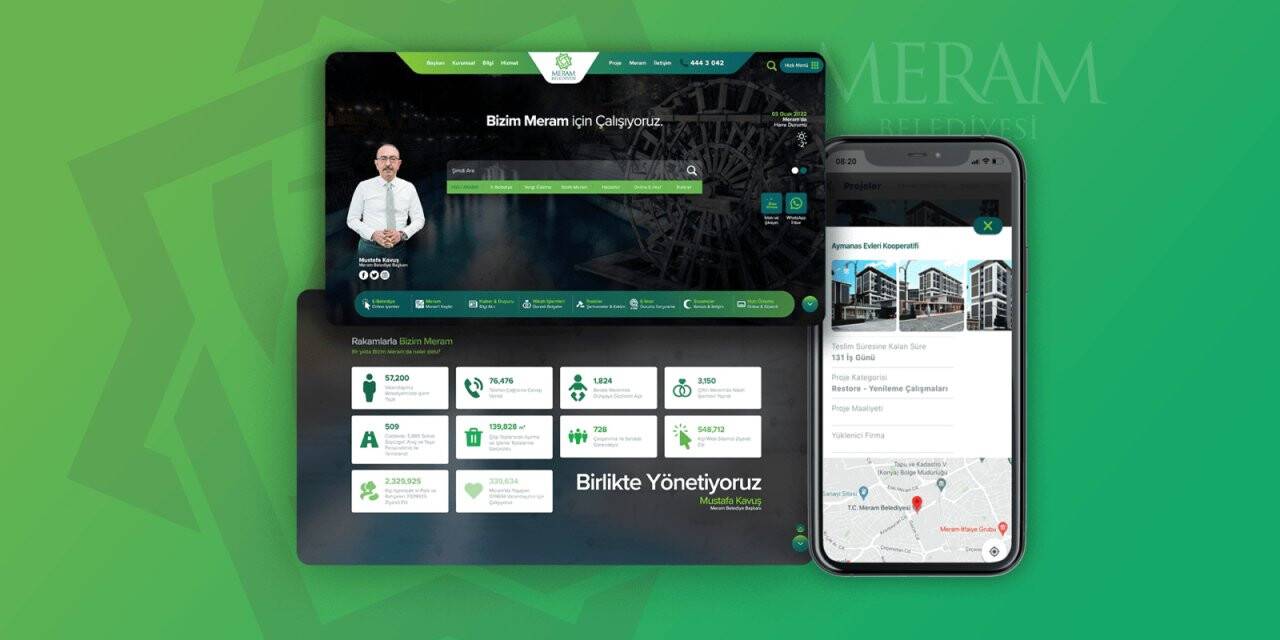 Meram Belediyesi’nde işlemler artık daha pratik