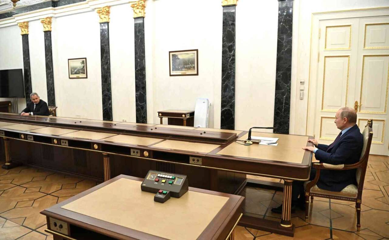 Rusya Savunma Bakanı Şoygu, Putin’e askeri tatbikatlar hakkında rapor verdi